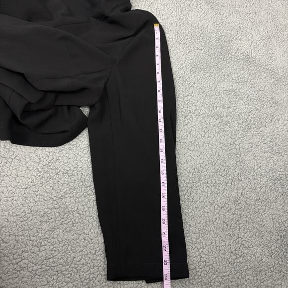 Bar III Women's Plus Size 3X Notched-Collar One-Button Blazer Jacket In Black - Picture 13 of 14